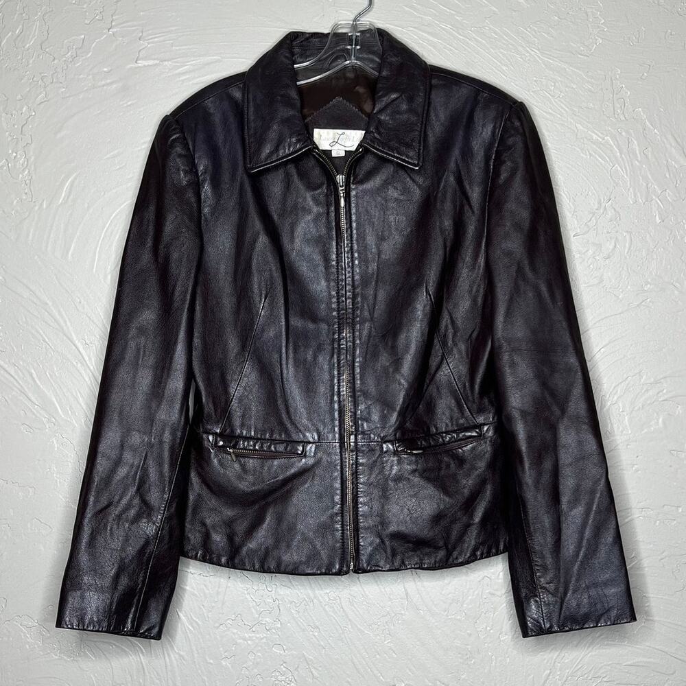 Laura Leigh ltd. Leather Jacket Size Medium